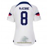 Officiële Voetbalshirt USA Weston McKennie 8 Thuis WK 2022 - Dames